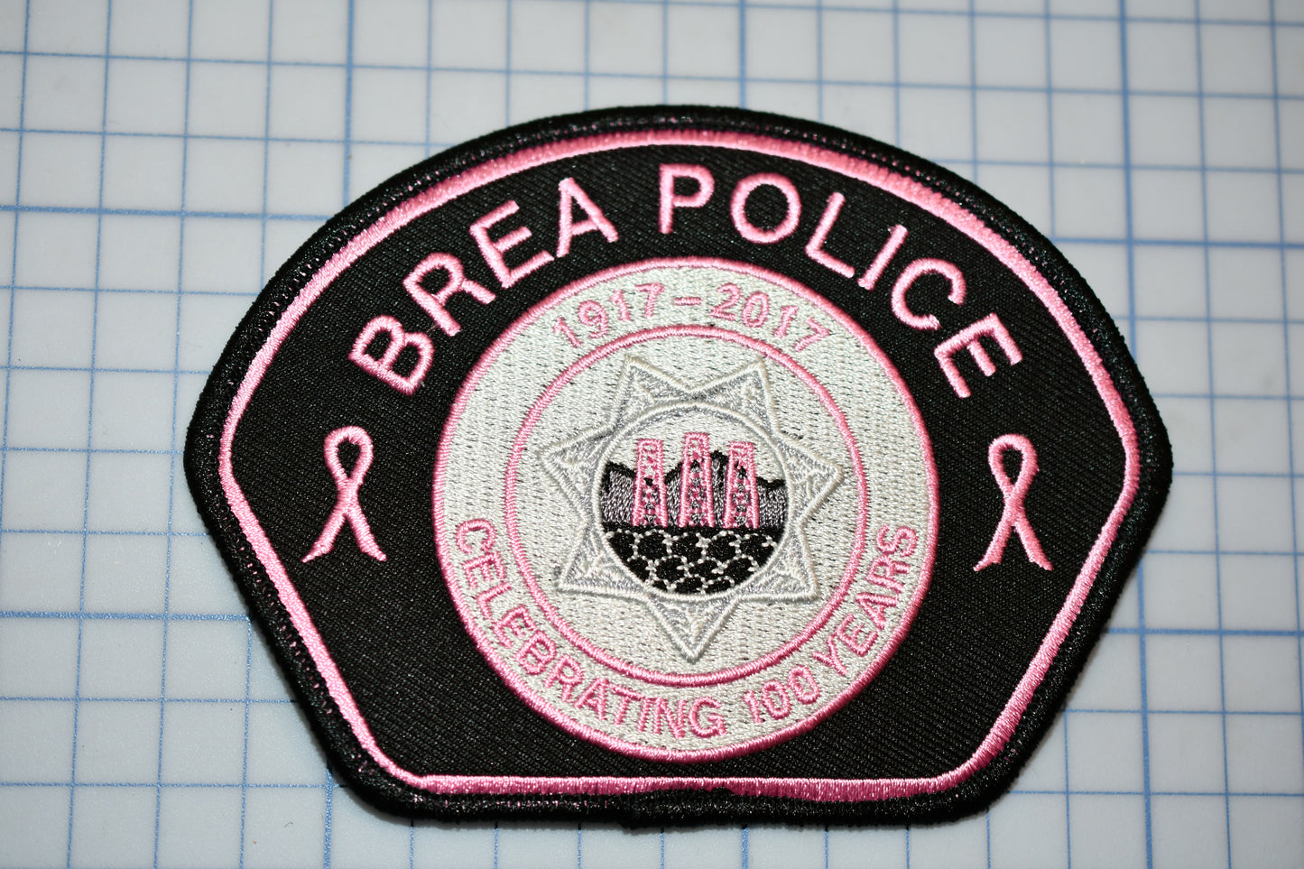 a patch with the words area police on it