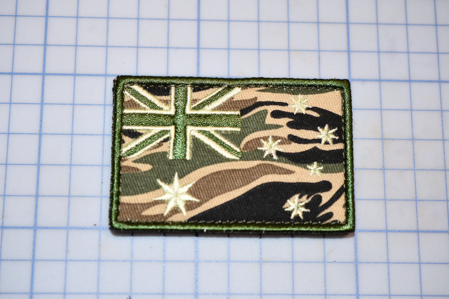 a patch with a flag of australia on it