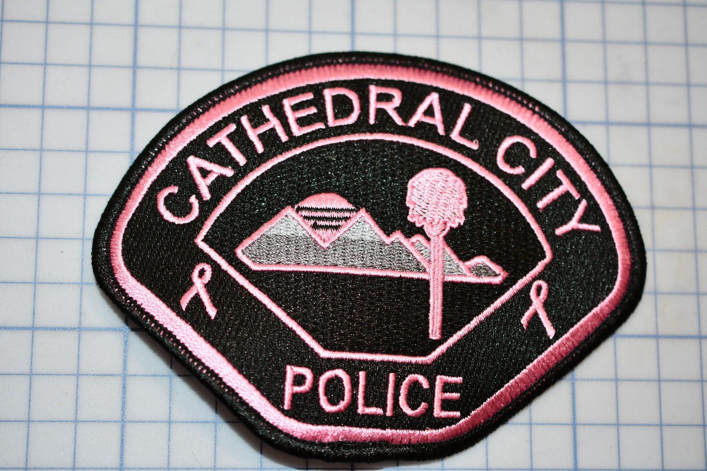 a patch that says cathedral city police
