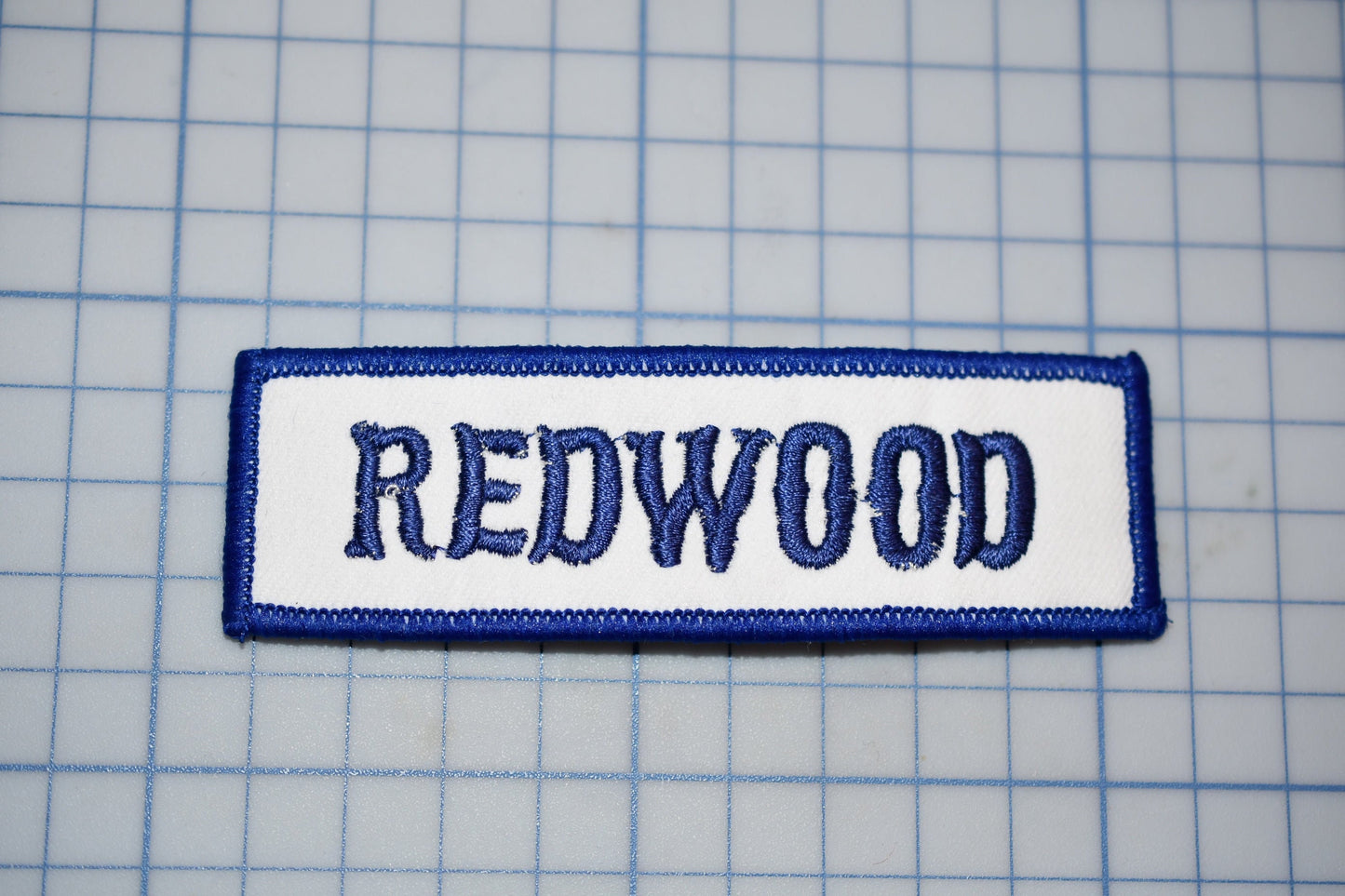 A "Redwood" Sew On Biker Patch (B30-365)
