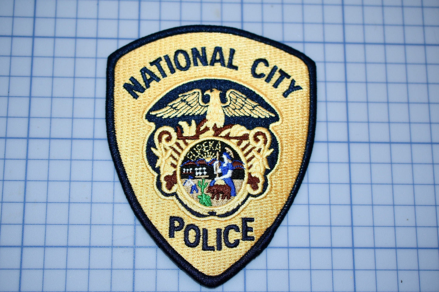 National City California Police Patch (B25-200)