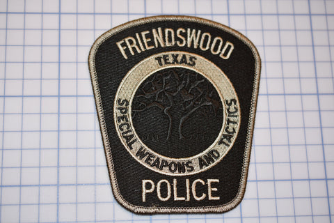 Friendswood Texas Police SWAT Patch (B29-347)