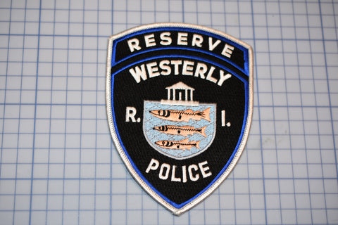 Westerly Rhode Island Police Reserve Patch (S5-2)