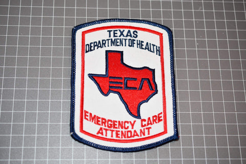 Texas Department Of Health Emergency Care Attendant Patch (U.S. Fire Patches)