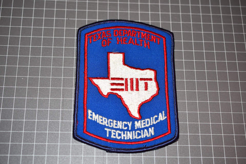 Texas Department Of Health Emergency Medical Technician Patch (B2)