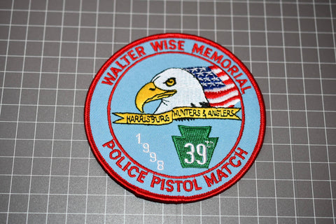 Walter Wise Memorial Police Pistol Match Pennsylvania Patch (B1)