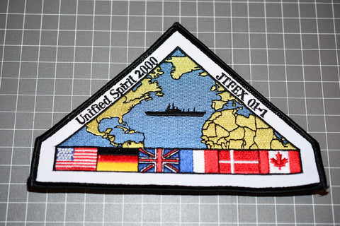Operation Unified Spirit 2000 JTFEX 01-1 NATO Exercise Patch (B10-109)