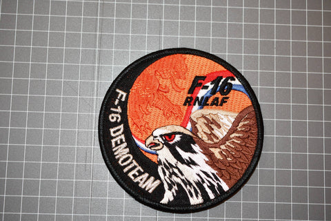 RNLAF F-16 Falcon Demoteam Patch (B10-132)