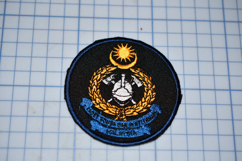 Malaysia Fire Service Patch (Blue Border) (B26-302)
