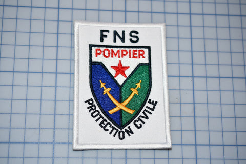 F N S Pompier Protection Civile Patch (B27-329)
