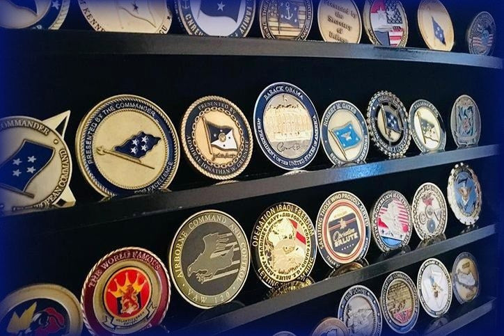 Challenge Coins, Pins, Badges & Keyrings