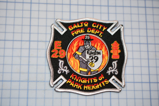 a patch with a fire department emblem on it