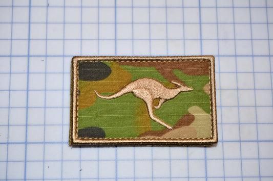 a picture of a kangaroo on a patch