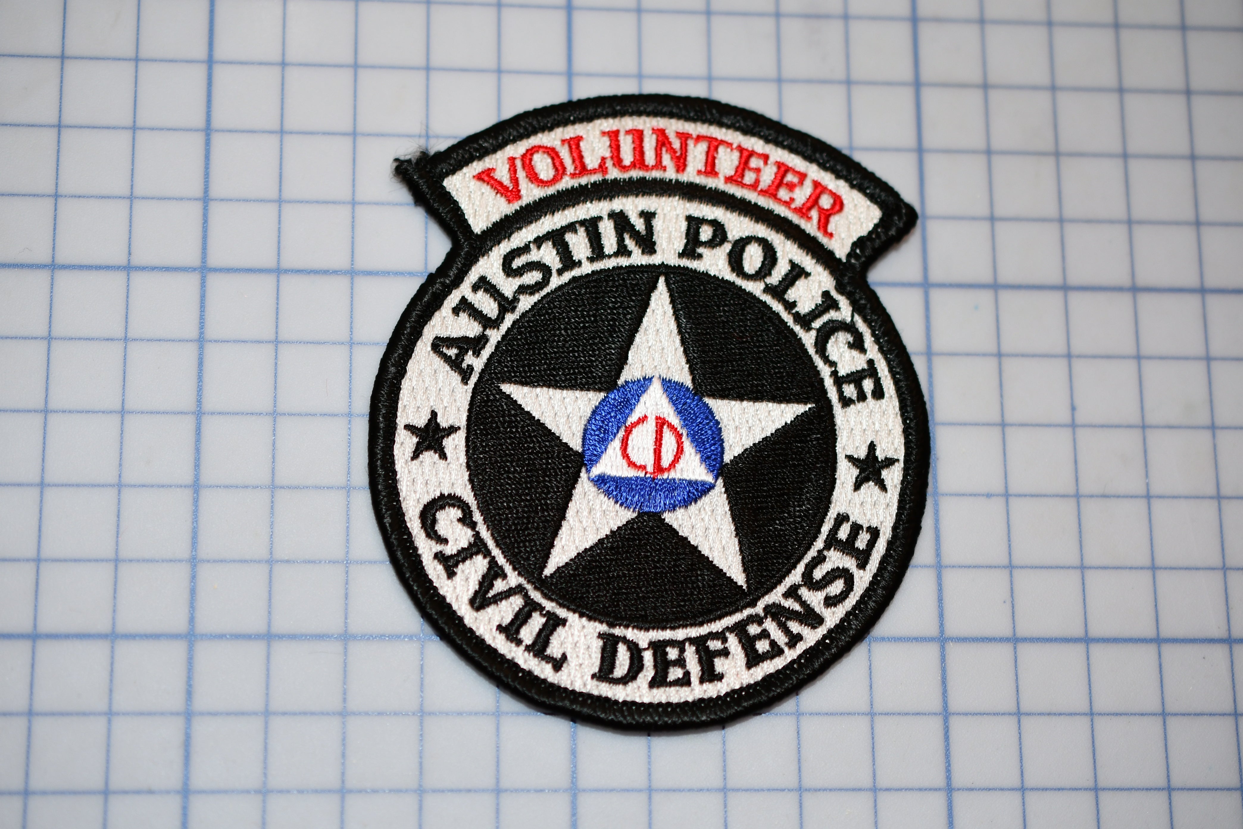 Austin Texas Police Volunteer Patch (U.S Police Patches) – ozinsignia
