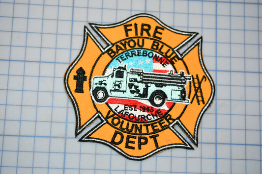 a patch with a fire department logo on it