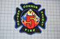 a patch with a fire department logo on it