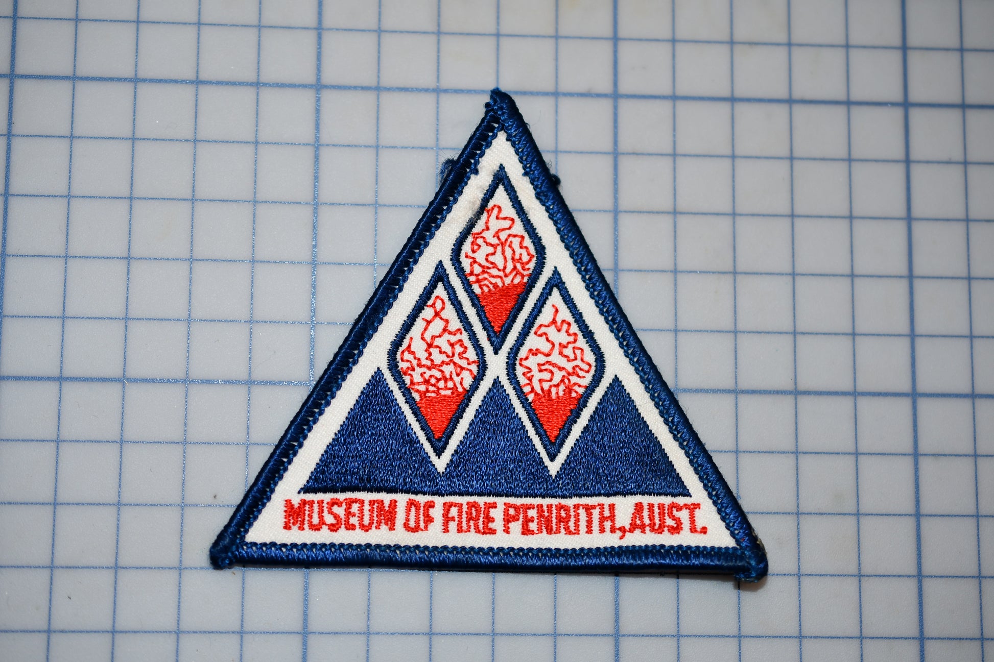 a patch with the words museum of fire department on it