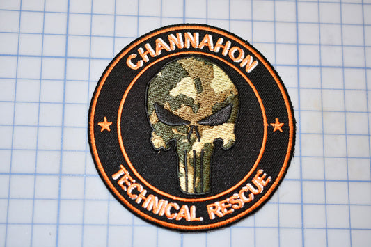 a patch with a picture of a skull on it