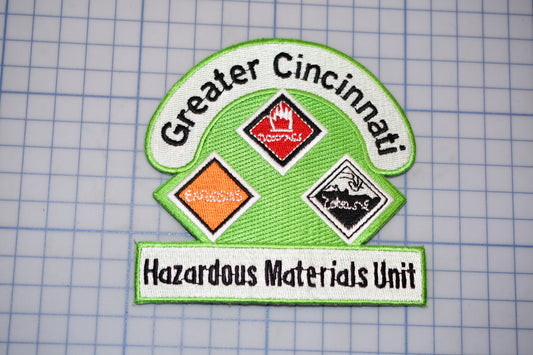 a picture of a patch that says, greater materials unit