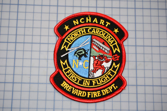 a patch with a fire department logo on it