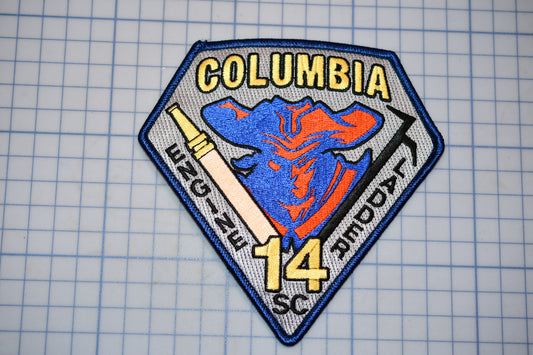 a patch with the name of a baseball team