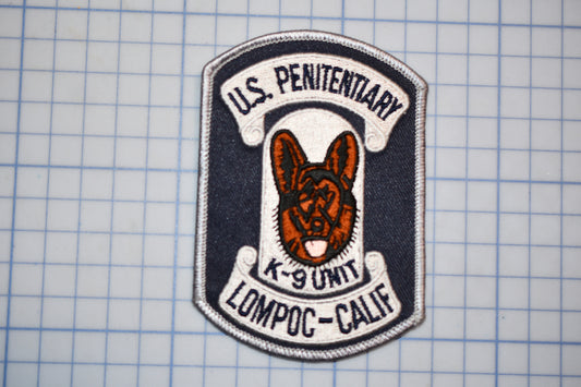 a U.S. Penitory K-9 unit patch from Lompoc-California.