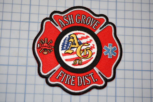 a patch with a fire department emblem on it