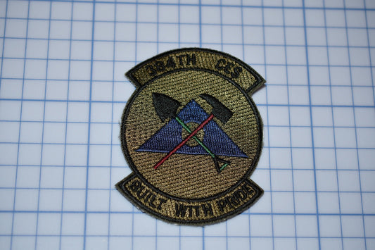 USAF 384th Combat Engineering Squadron &quot;Built With Pride&quot; Patch (B21-166)