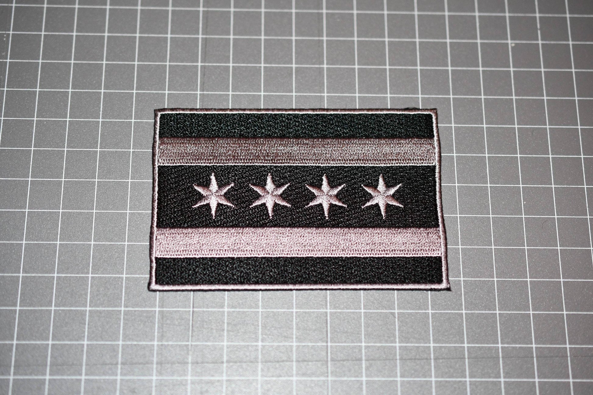 Chicago Illinois Police Flag Patch (Subdued) (B9)