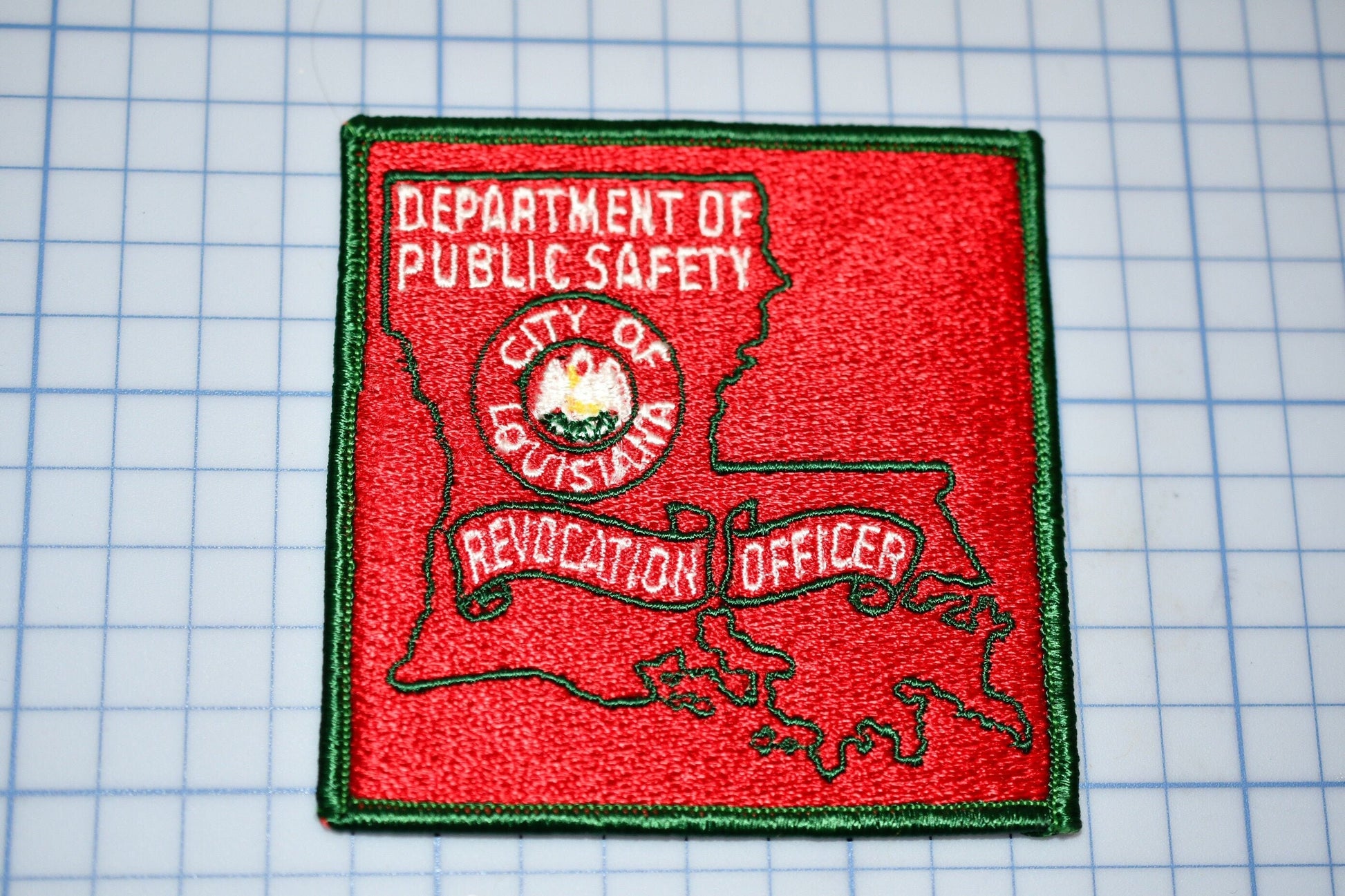 City Of Louisiana Department Of Public Safety Revocation Officer Patch (S4-296)