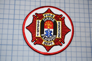 Davie Florida Fire Department Patch (B29-359)