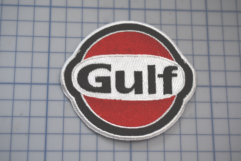 a patch with the word gulf on it