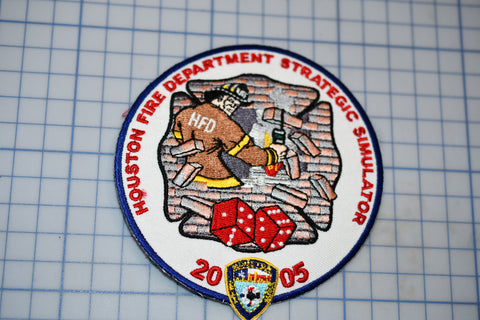 a patch with a picture of a man on it