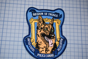 United States Police Canine Association Region 12 Trials Patch (S5-3)