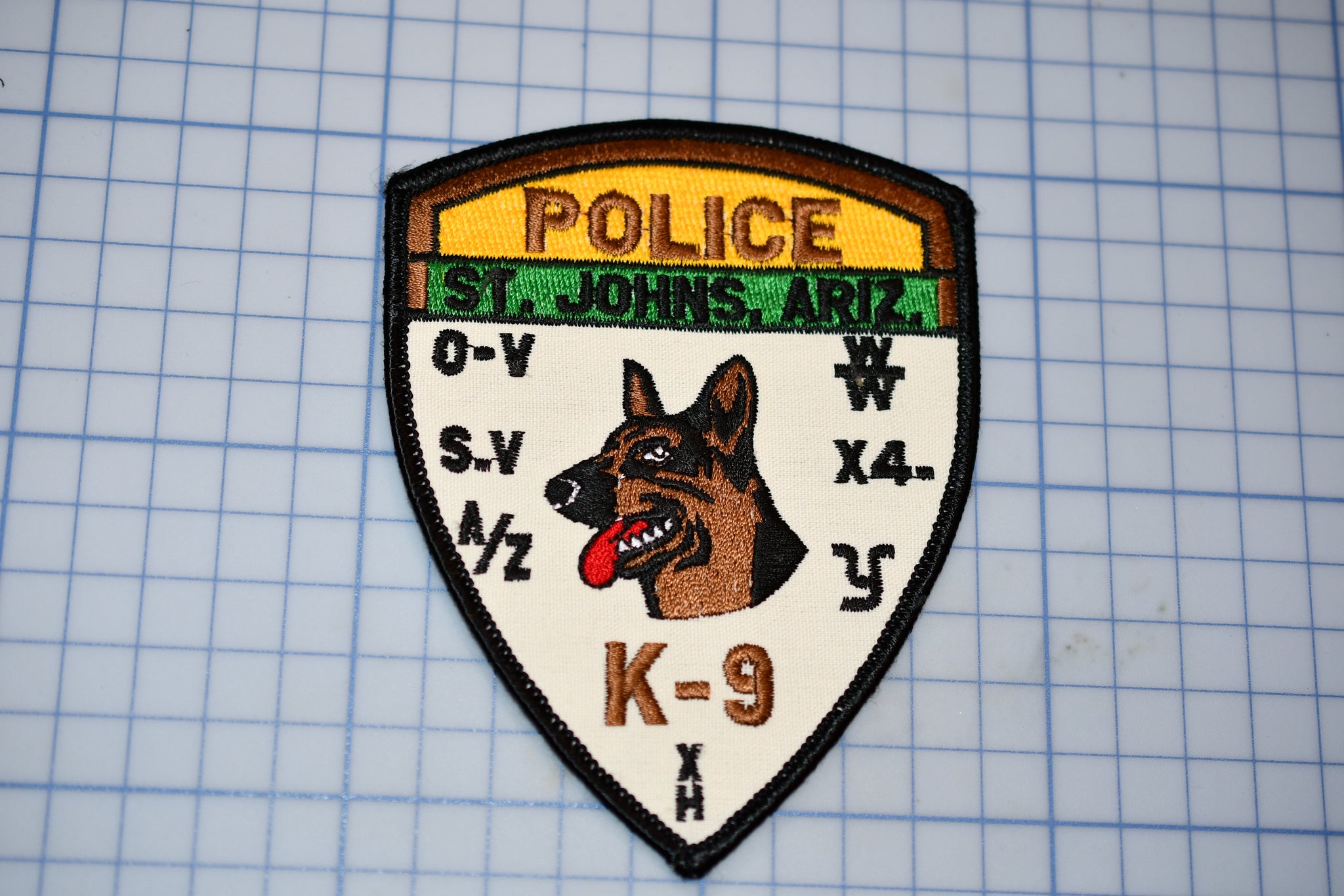 St. Johns Arizona Police K9 Patch (S5-3)