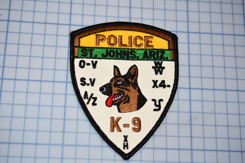 St. Johns Arizona Police K9 Patch (S5-3)