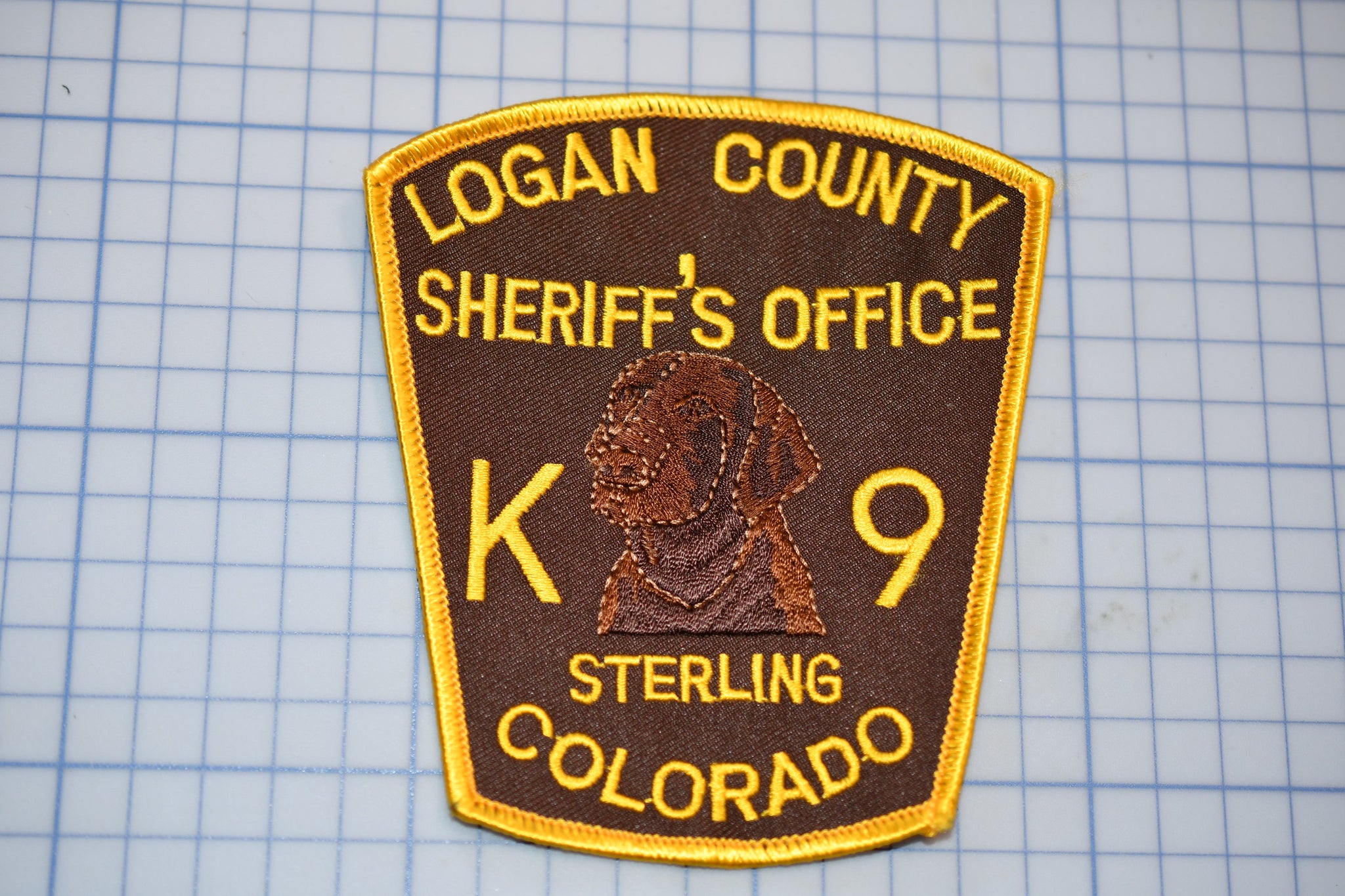 Logan County Colorado Sheriff's Office K9 Patch (S5-3)