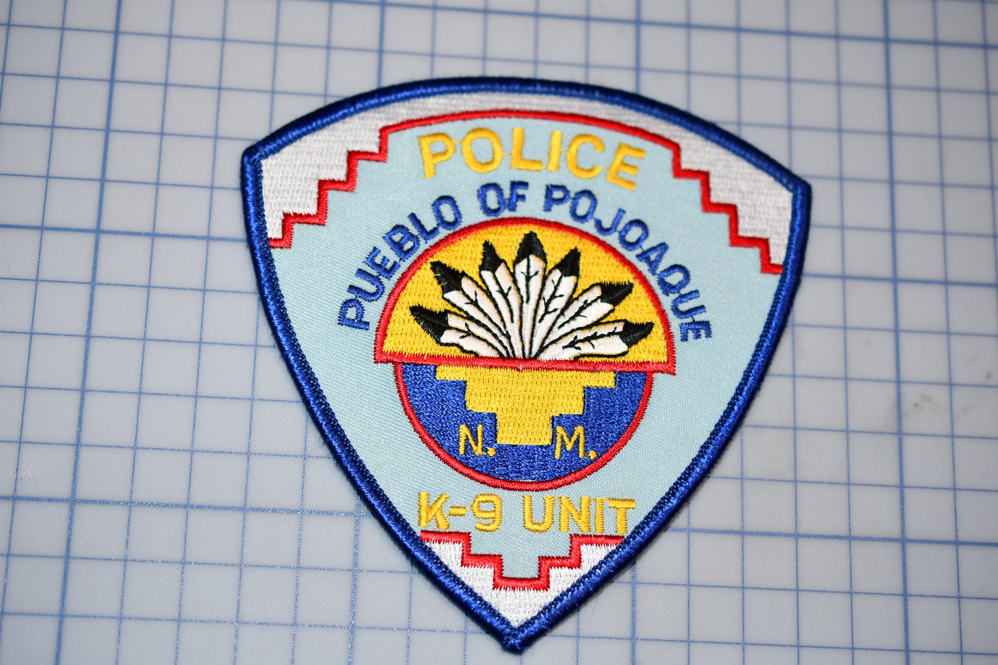 Pueblo Of Pojoaque New Mexico Police K9 Patch (S5-2)