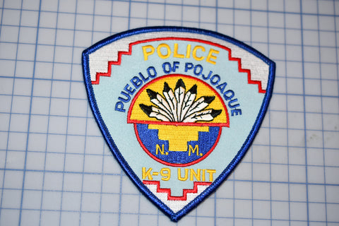 Pueblo Of Pojoaque New Mexico Police K9 Patch (S5-2)