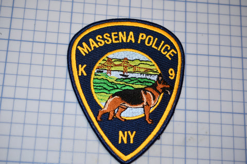 Massena New York Police K9 Patch (S5-3)