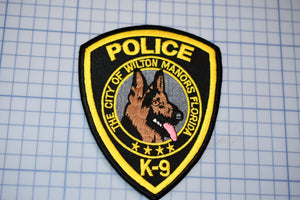 The City Of Wilton Manors Florida Police Patch (S5-3)