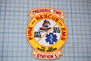Frederic Township Michigan Fire Department Patch (B29-360)