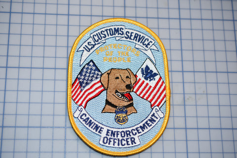 U.S. Customs Service Canine Enforcement Officer Patch (S5-3)