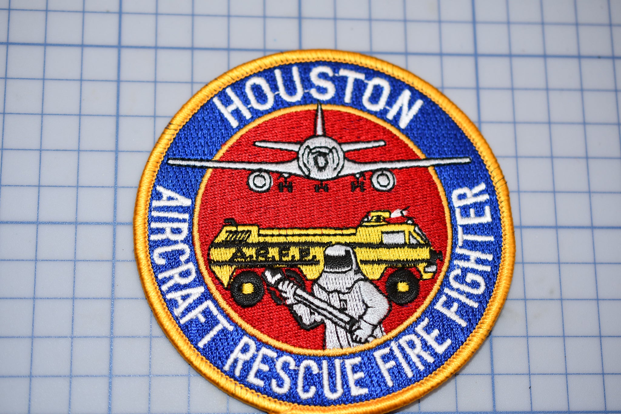 a houston air and rescue fire fighter patch