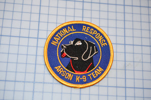 National Response Arson K9 Team Patch (S5-3)