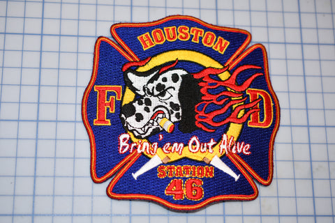 a patch with a fire department logo on it