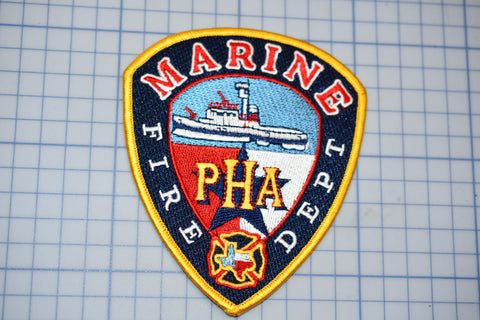 a patch that says marine fleet pha on it