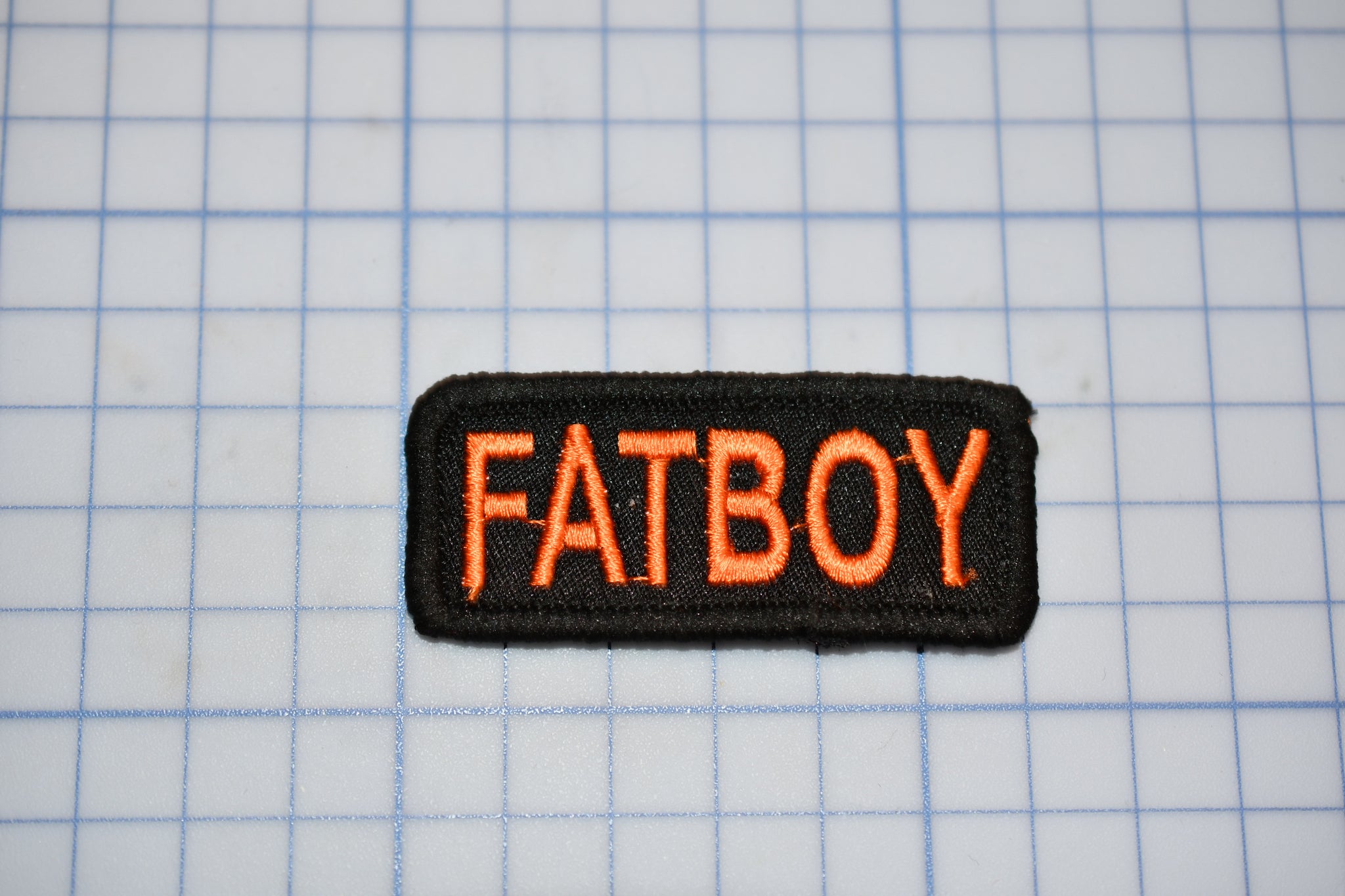 "Fatboy" Sew On Biker Patch (B30-366)
