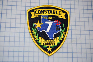 Constable Harris County Texas Precinct 7 Patch (S5-3)