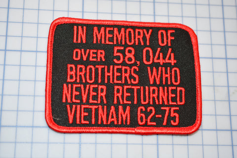 a patch with the words in memory of over 53 044 brothers who never returned